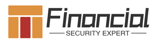 Financial Security Expert Logo White